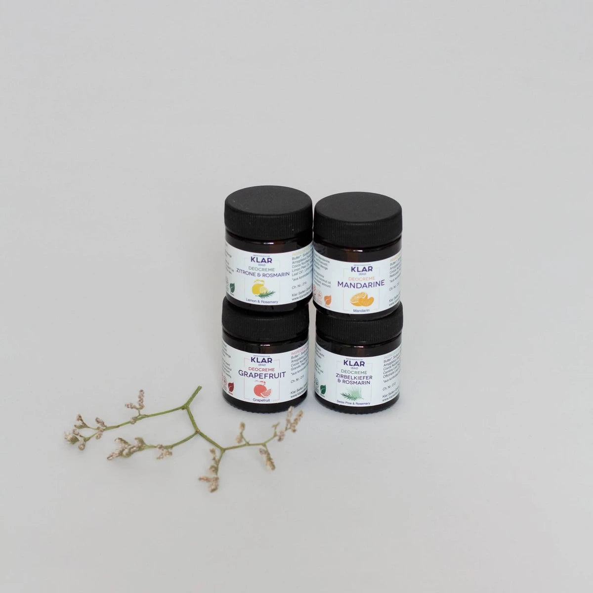 Deodorant Cream, Lemon & Rosemary, 30 ml.