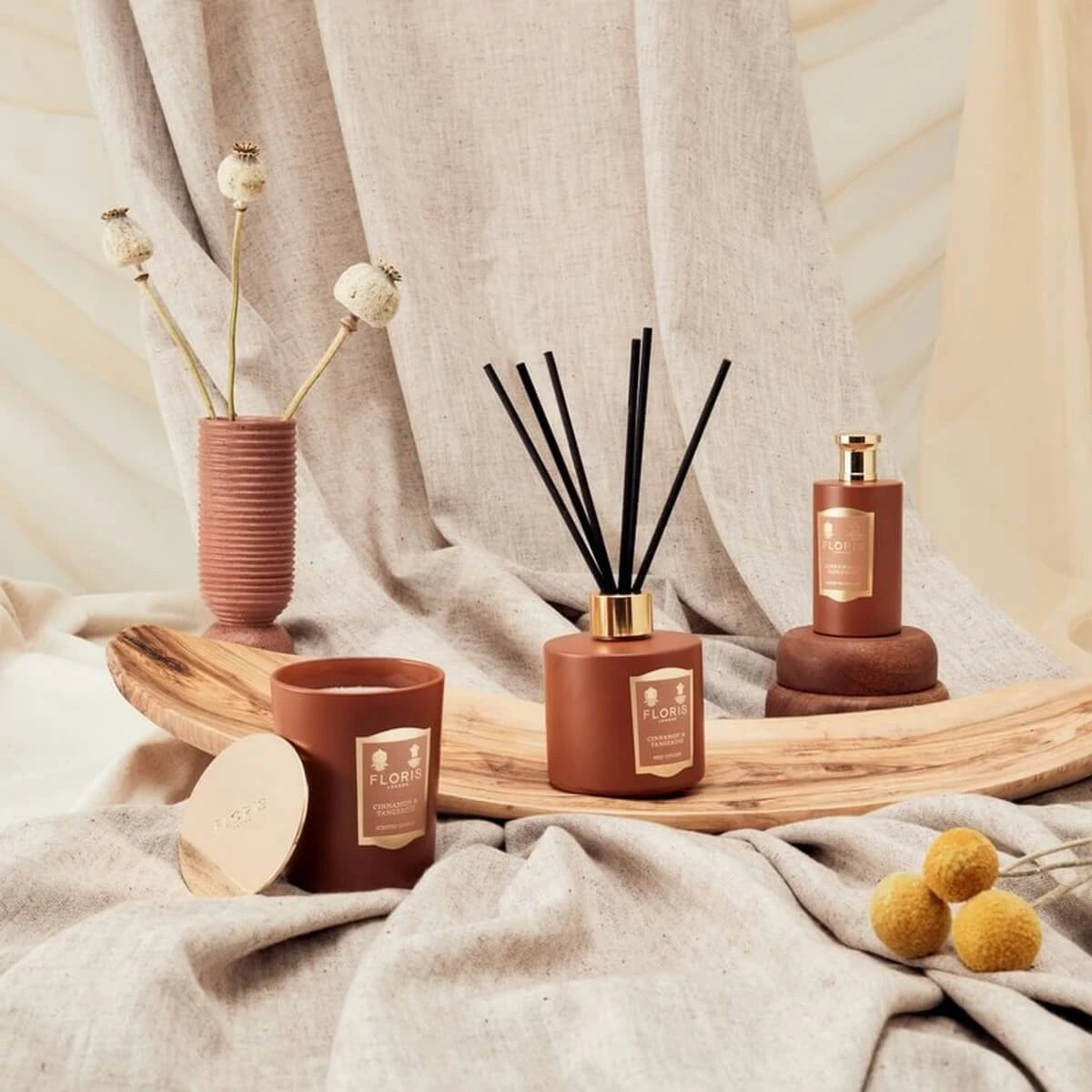 Cinnamon & Mandarin Room Fragrance, 100 ml.