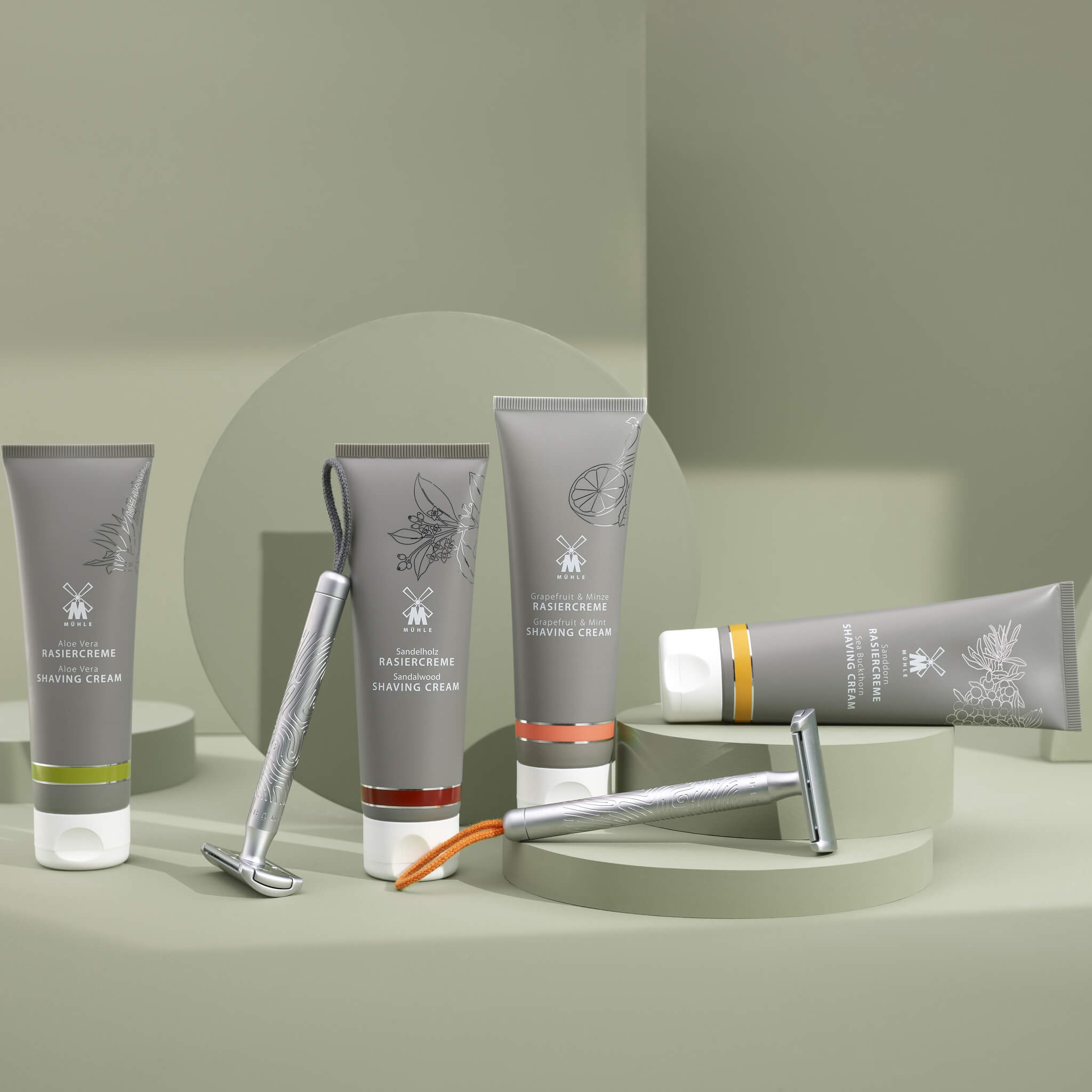 Shaving cream, Sea buckthorn, 75 ml.