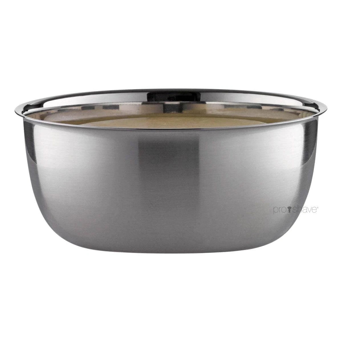 Shaving bowl, Stainless steel, Matte