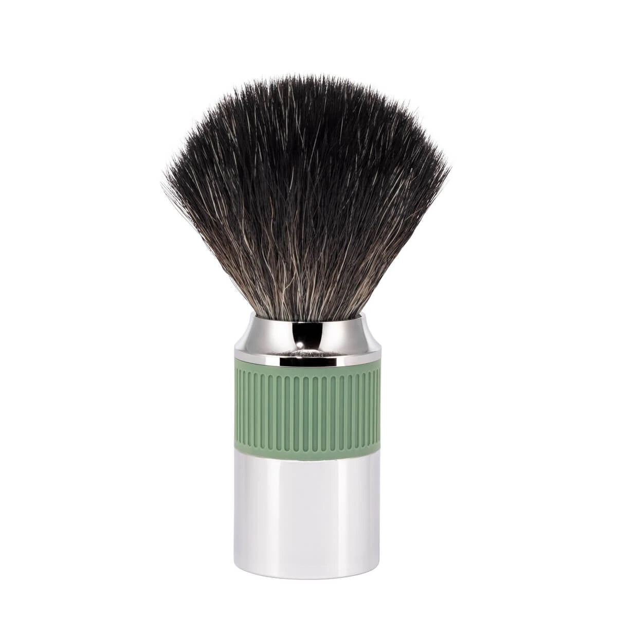 Black Fibre Shaving Brush, Neo, Salvia Green