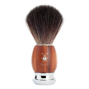 Black Fibre Shaving Brush, 21 mm, Vivo, Plum wood