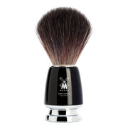 Black Fibre Shaving Brush, 21 mm, Rytmo, Black Resin