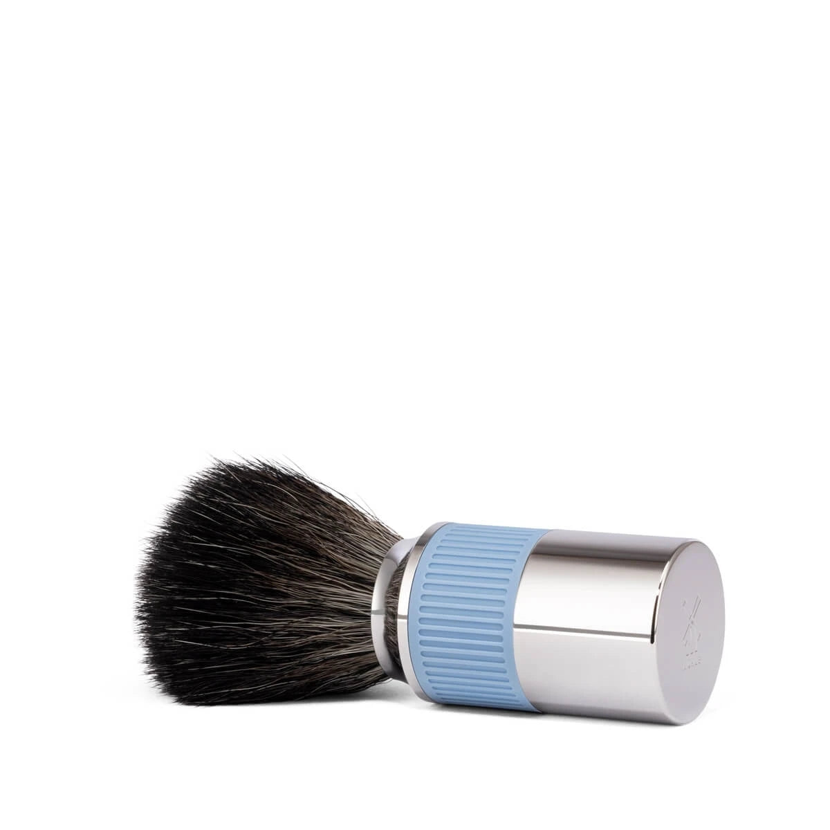 Black Fibre Shaving Brush, Neo, Glacier Blue
