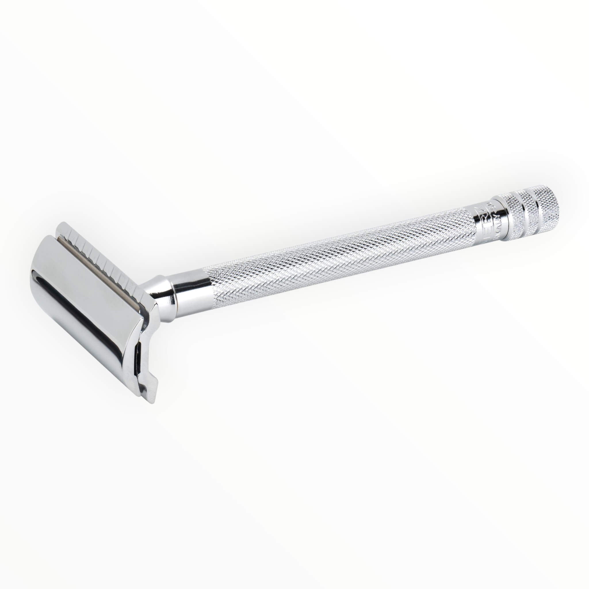 24C Safety Razor, Long, Chrome, Pink box