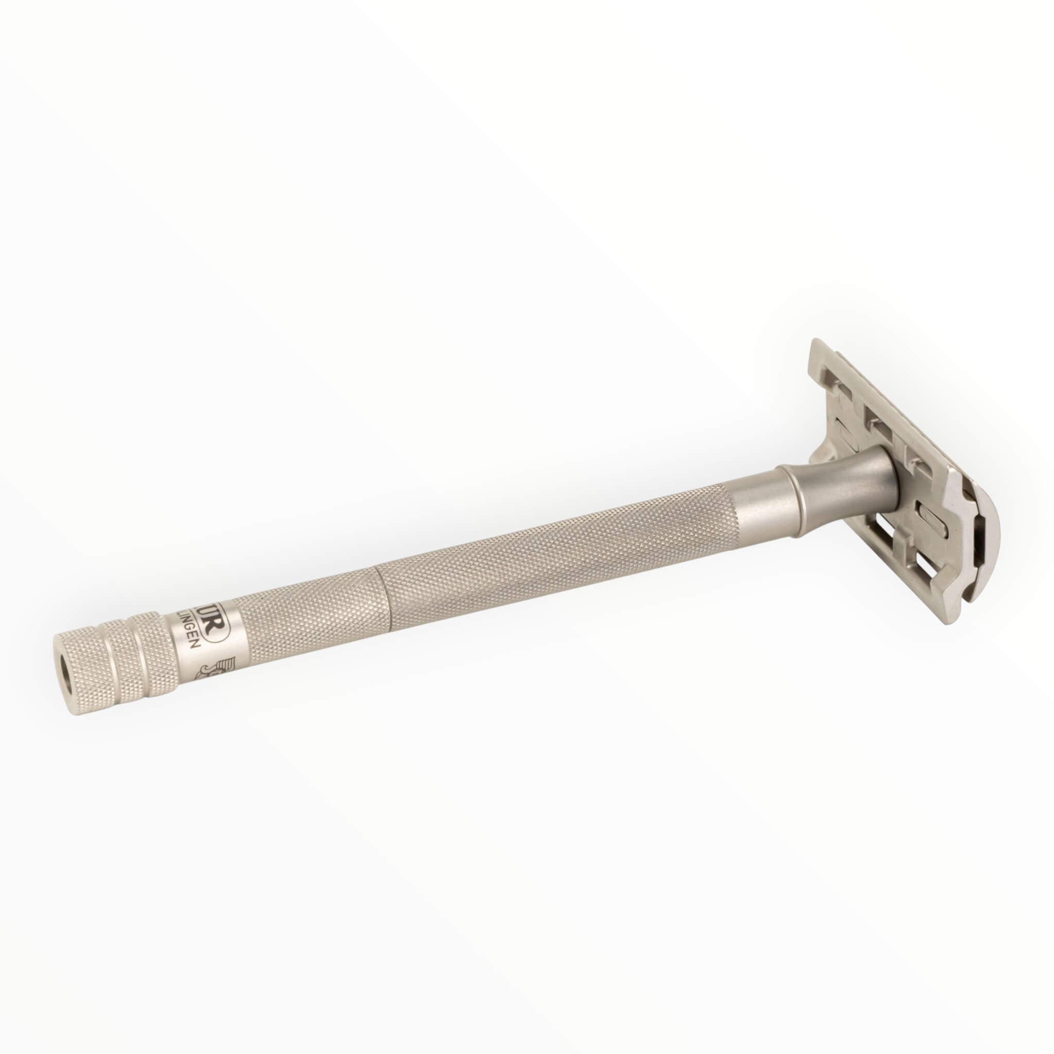 24 INOX Safety Razors, Long, Stainless Steel