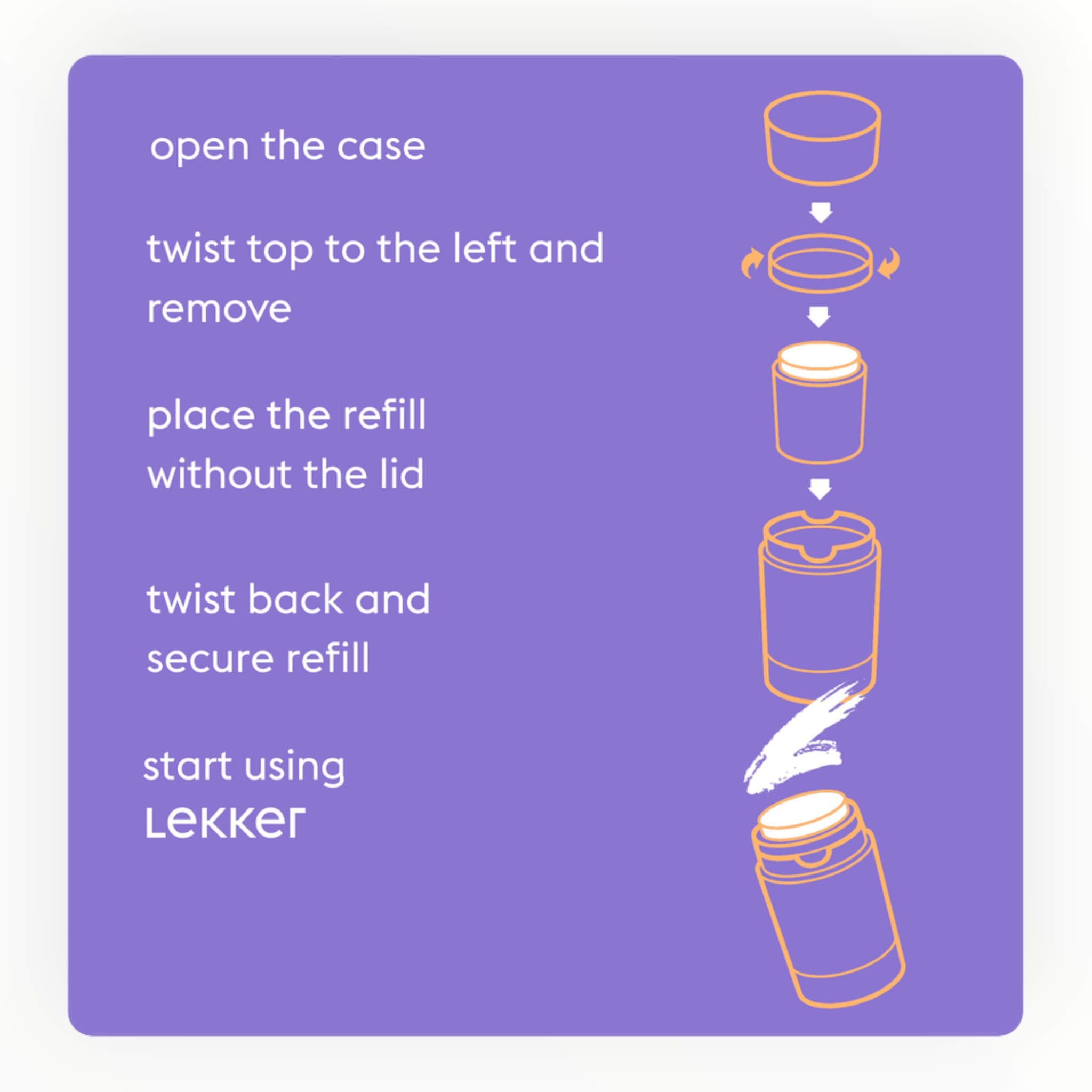 Deodorant Stick, Refill Starter Set, Have Fun