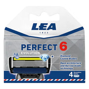 Perfect 6 Evolution, Cartridge with 4 razor blades (6+1 blade)