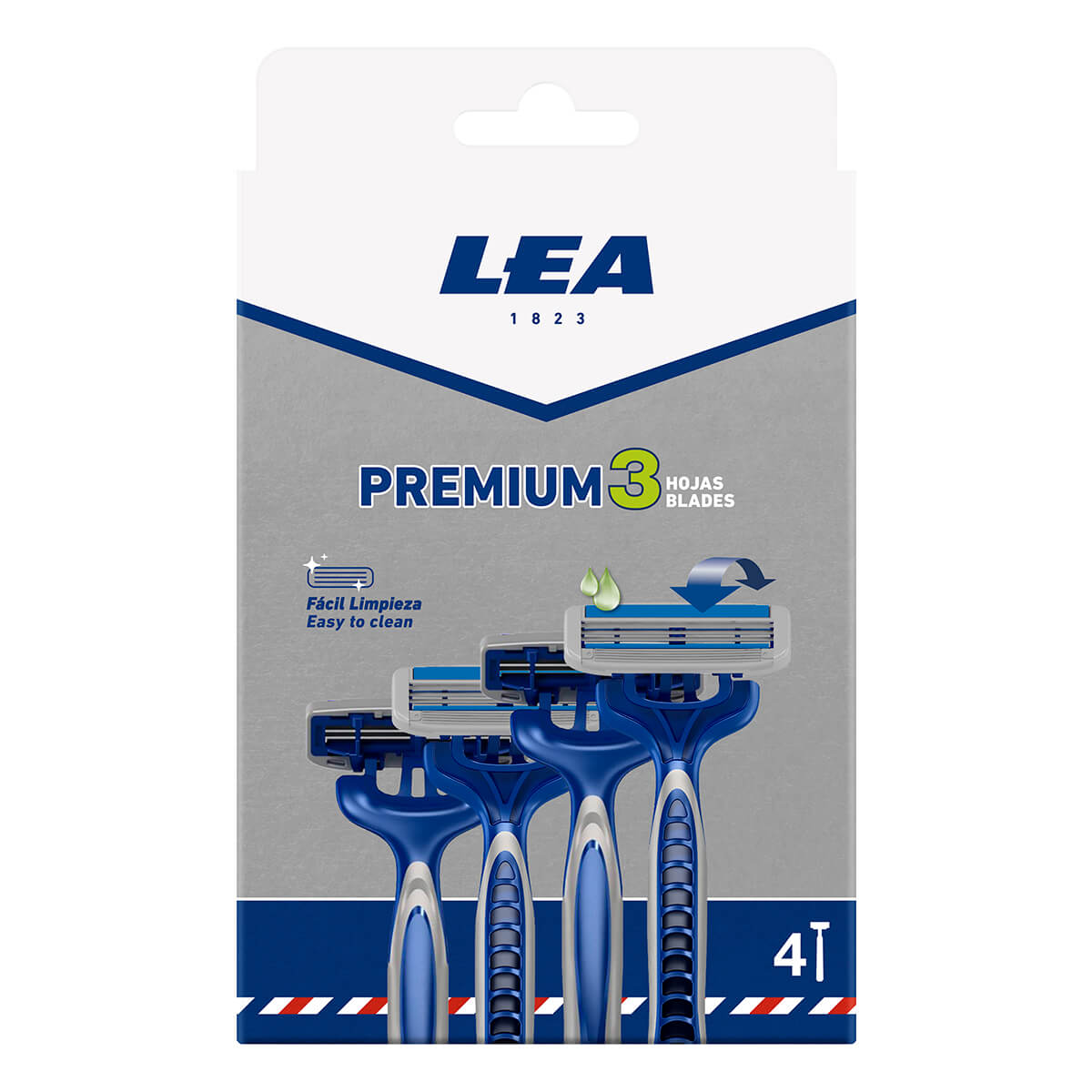 Disposable scrapers, Premium 3, Flexible head, 4 pcs.