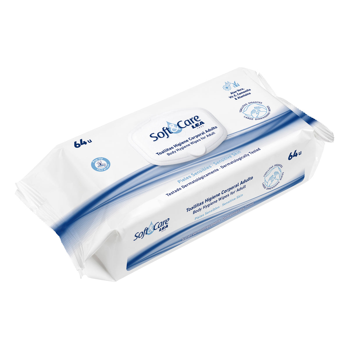Wet Wipes for Personal Hygiene, 64 pcs.