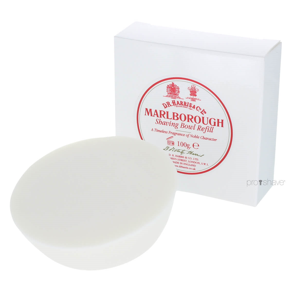 Marlborough Shaving Soap, Refill, 100 gr.