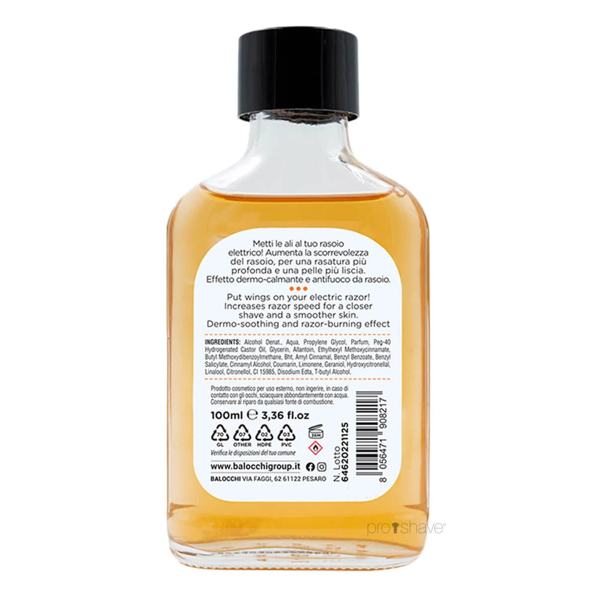 Pre Electric Shave, Vintage Orange, 100 ml.