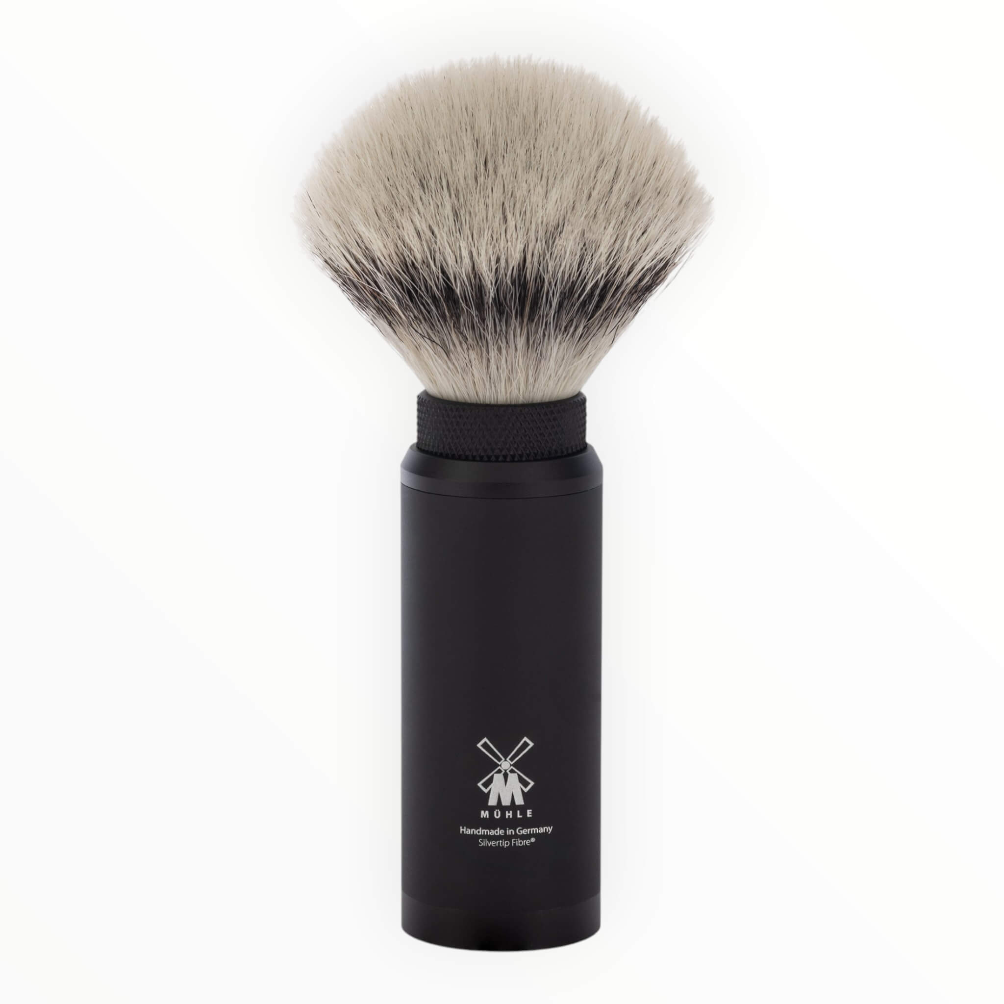Travel brush Silvertip Fibre®, 21 mm, Matte black