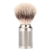 Silvertip Fibre® Shaving Brush, 21 mm, Rocca, Stainless steel - Matte finish