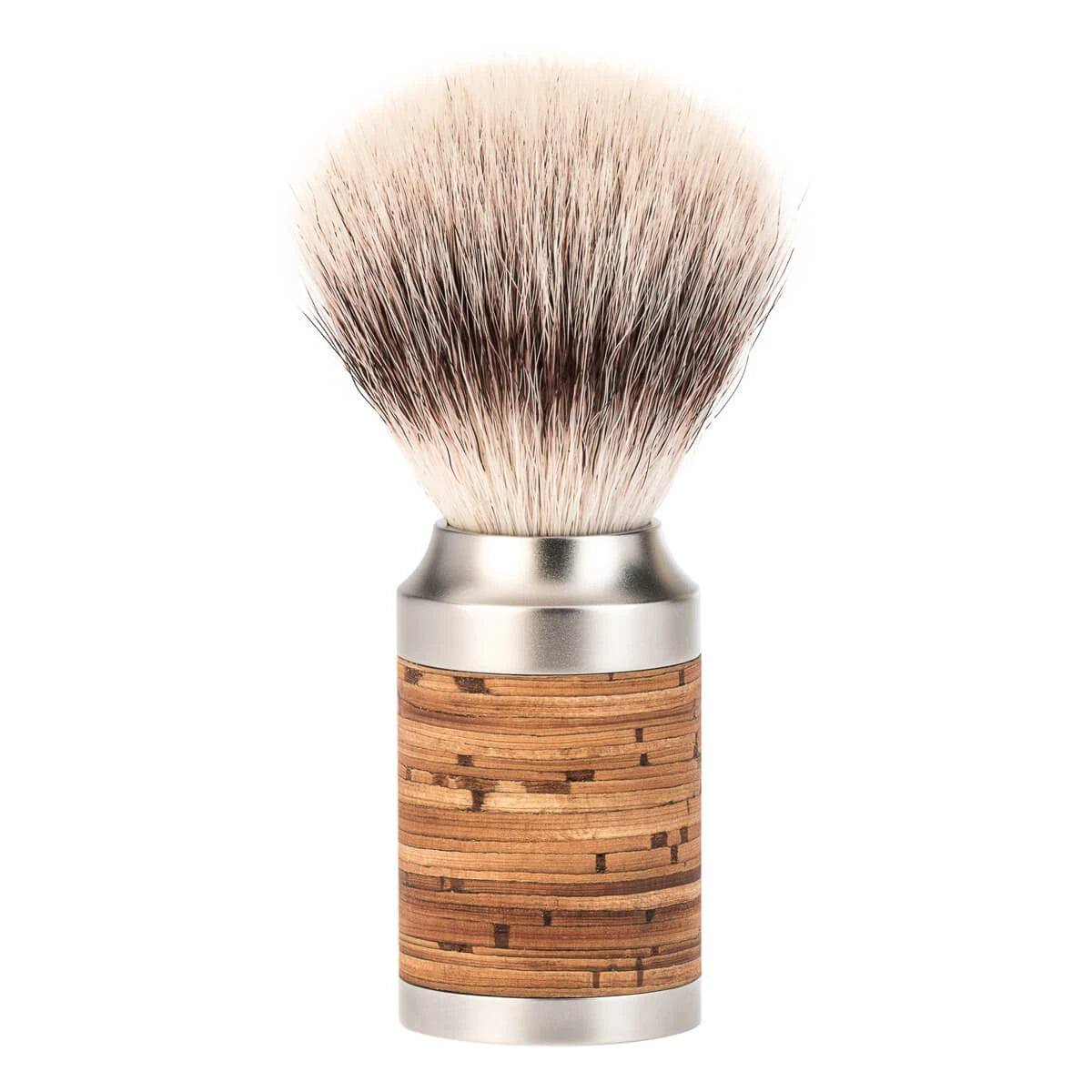 Silvertip Fibre® Shaving Brush, 21 mm, Rocca, Stainless steel & Birch bark