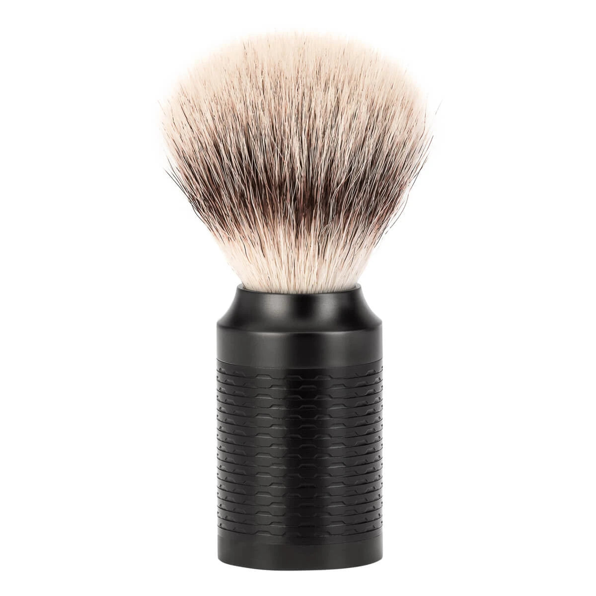 Silvertip Fibre® Shaving Brush, 21 mm, Rocca, Black stainless steel