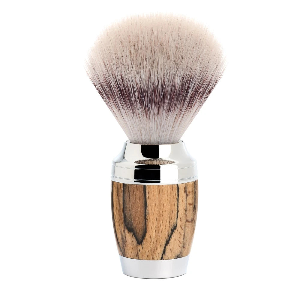 Silvertip Fibre® Shaving Brush, 21 mm, Stylo, Spalted Beech
