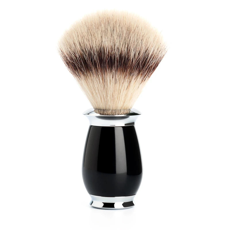 Silvertip Fibre® Shaving Brush, 21 mm, Purist, Black Resin