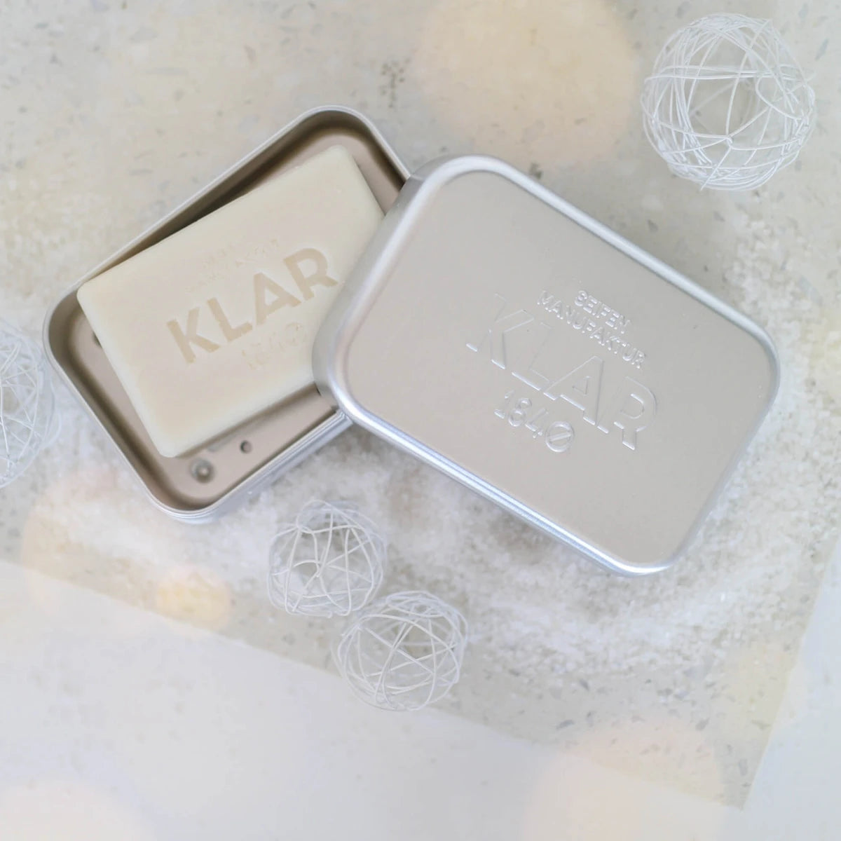 Soap container, Aluminum