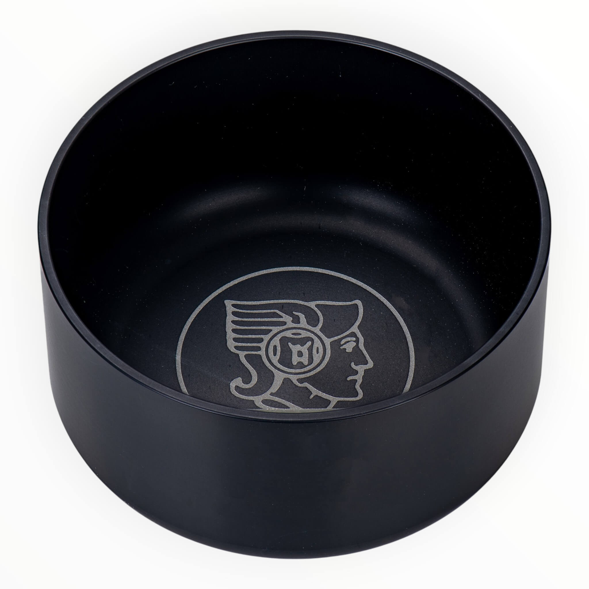 Shaving Bowl, Black Aluminum