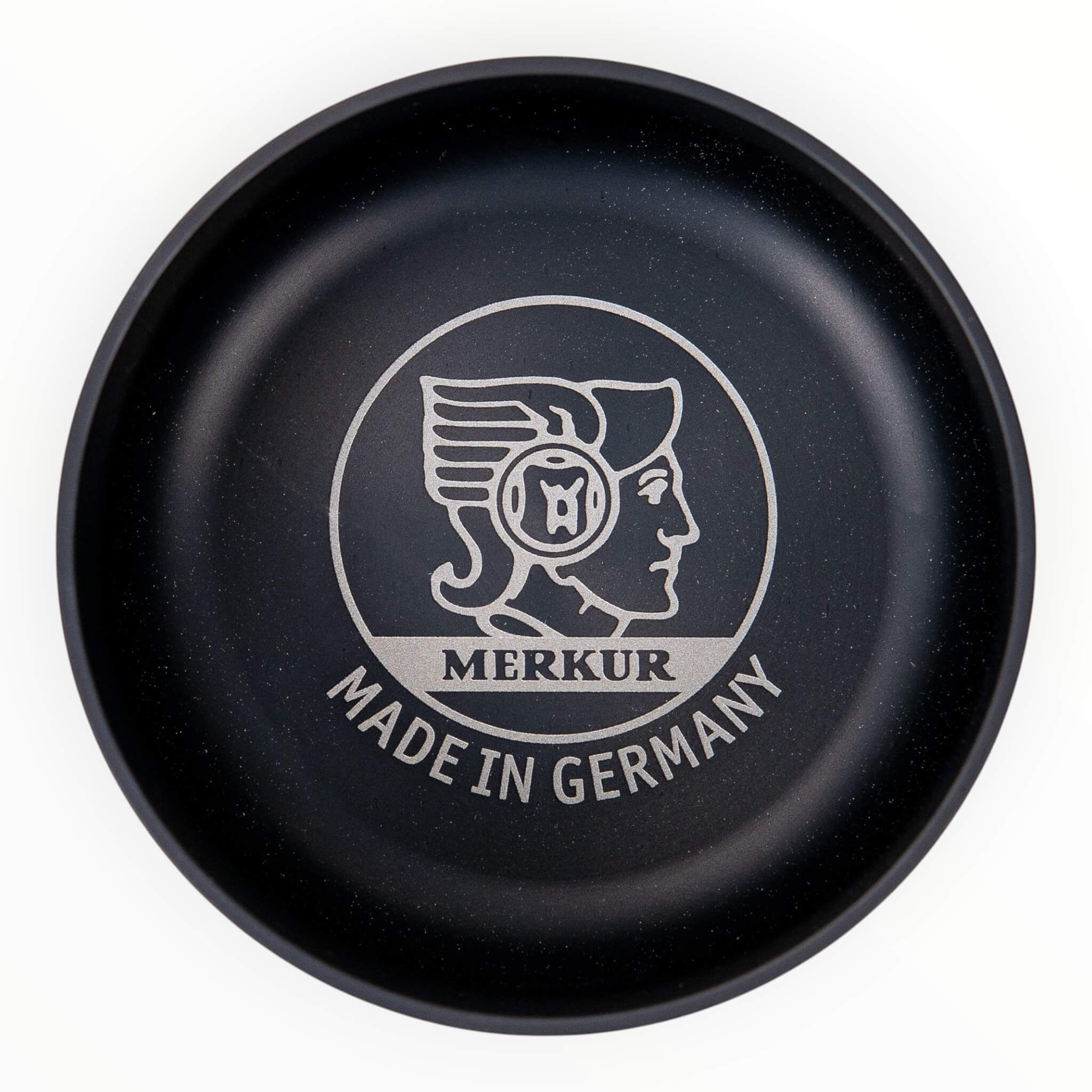 Shaving Bowl, Black Aluminum