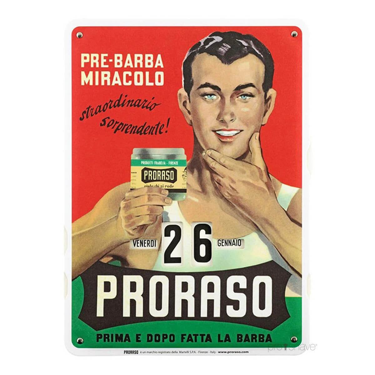 Calendar, Vintage Gino, 27 x 37 cm.