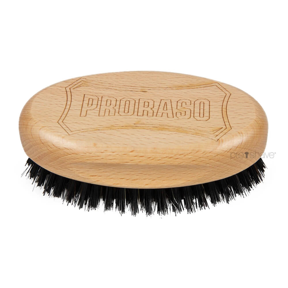 Old Style Military Hair and Beard Brush, 10.7 x 6.3 cm
