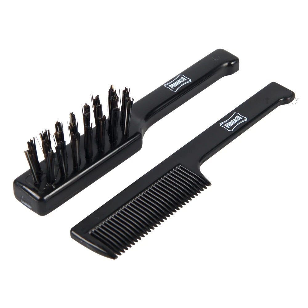 Old Style Beard Brush and Comb Set
