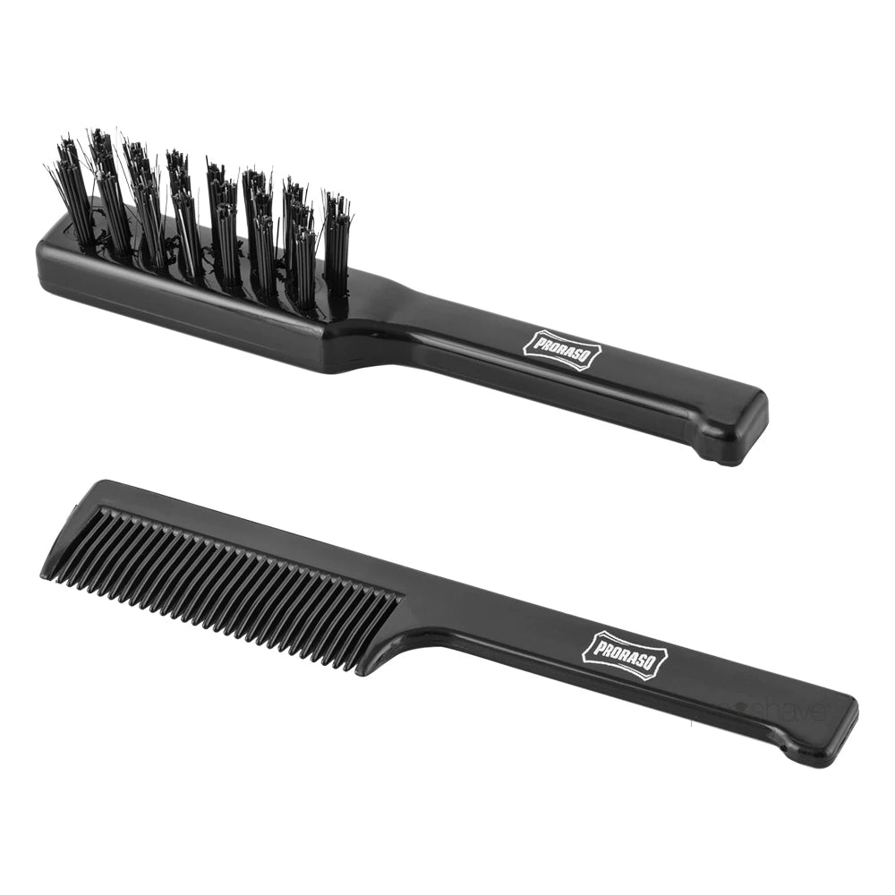 Old Style Beard Brush and Comb Set