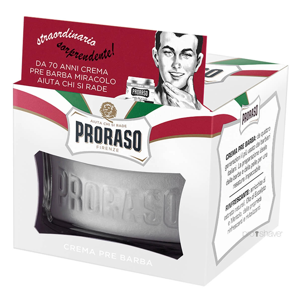Preshave Cream - Sensitive, Green Tea & Oats, 100 ml.