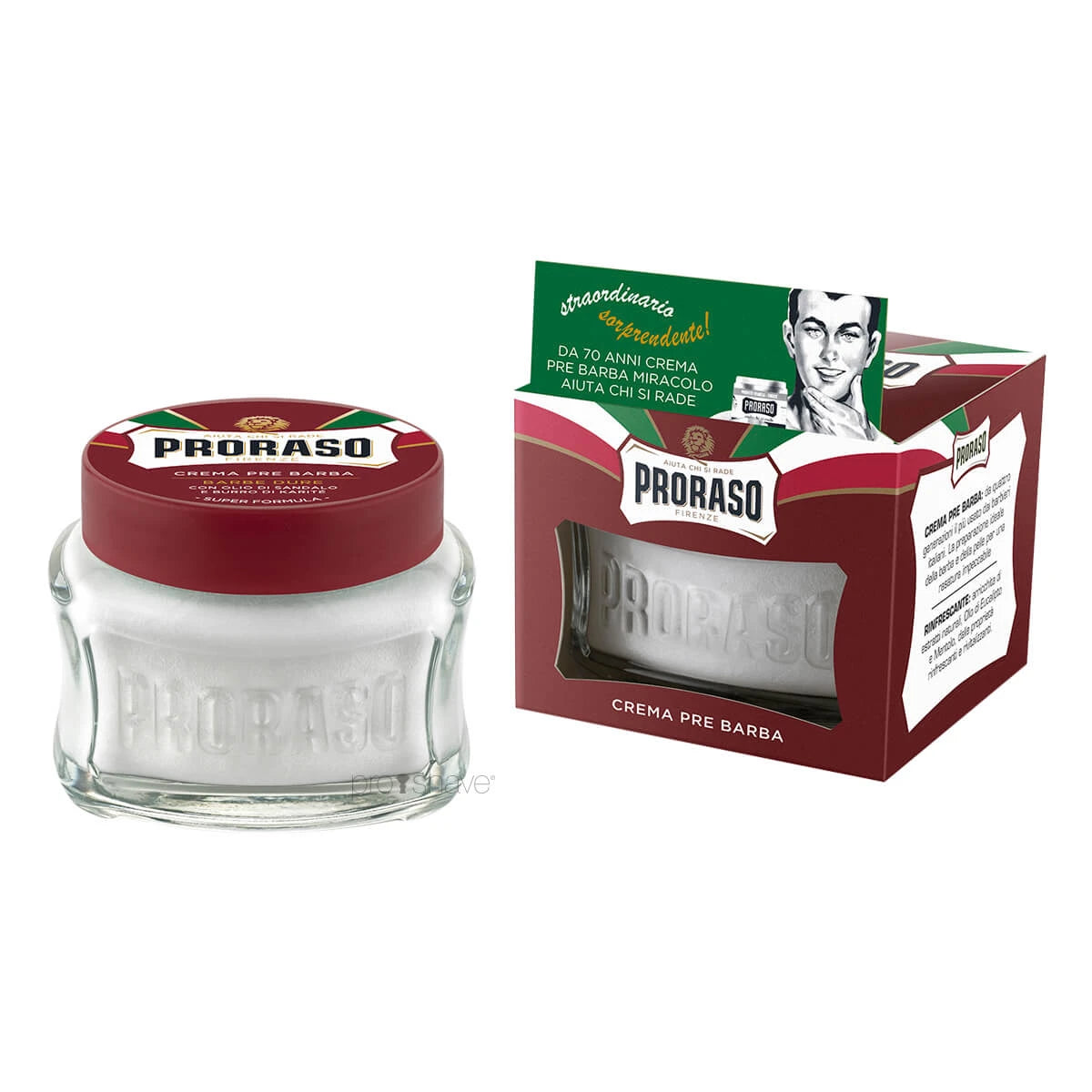 Preshave Cream - Nourishing, Sandalwood Oil and Shea Butter, 100 ml.