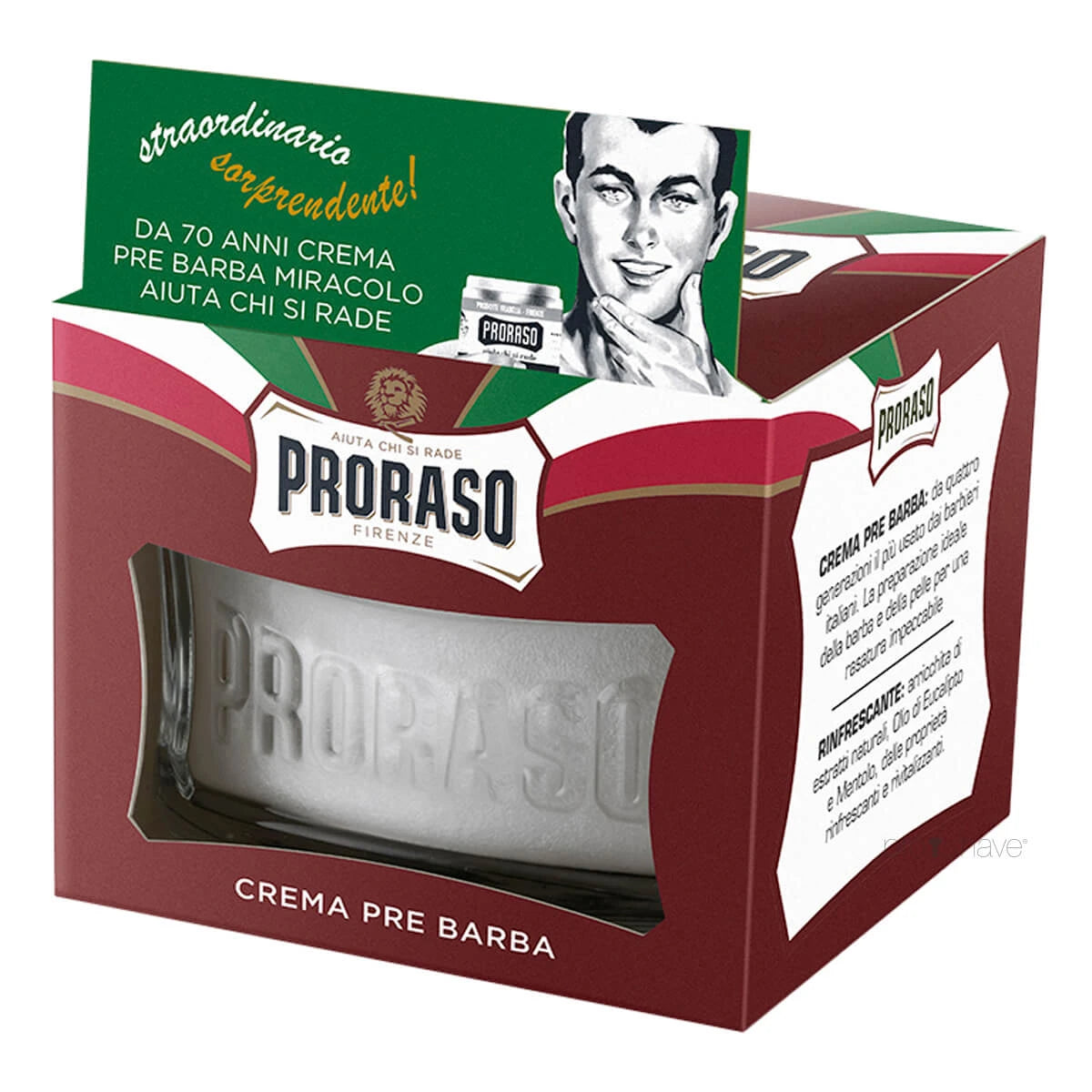 Preshave Cream - Nourishing, Sandalwood Oil and Shea Butter, 100 ml.