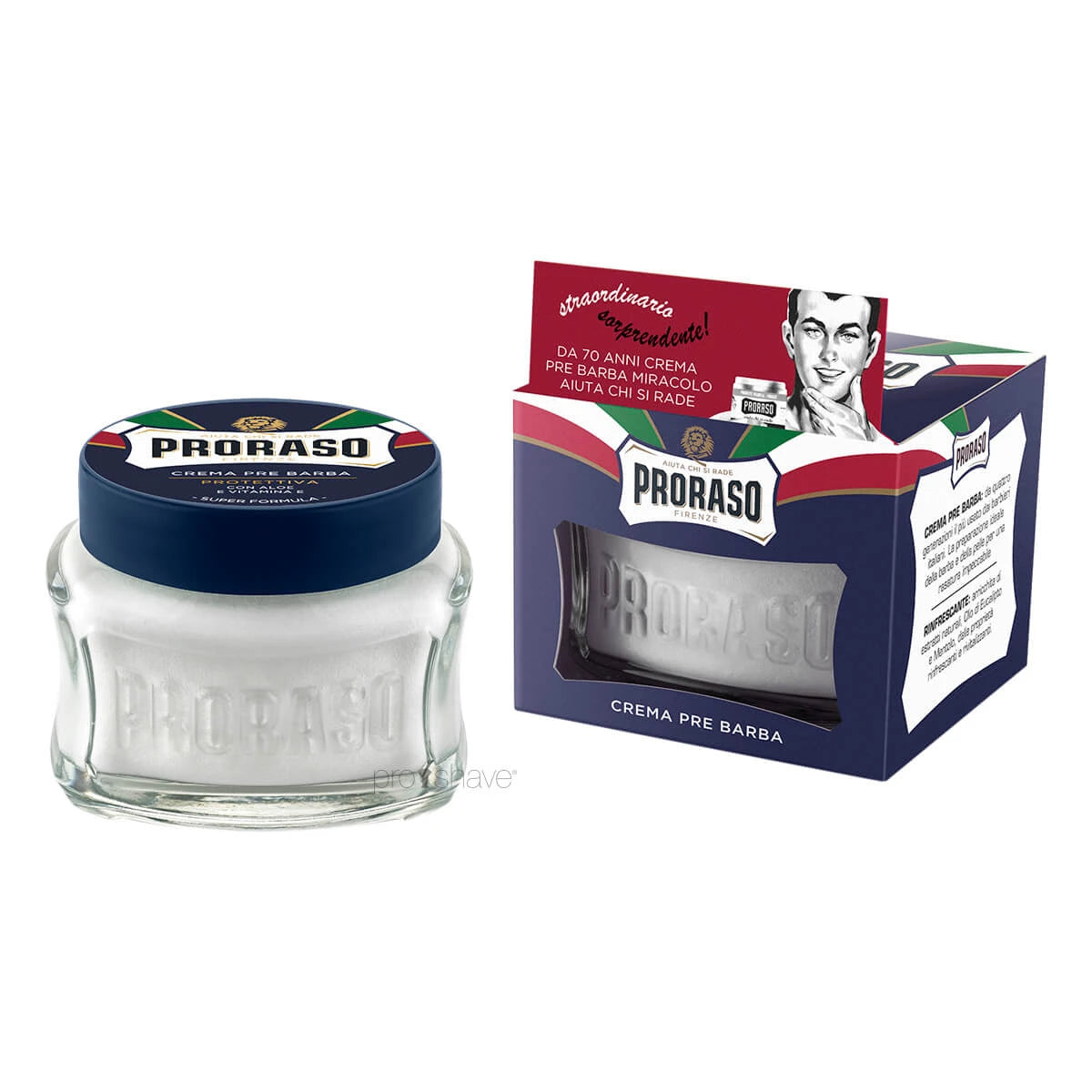 Preshave Cream - Protect, Aloe & Vitamin E, 100 ml.