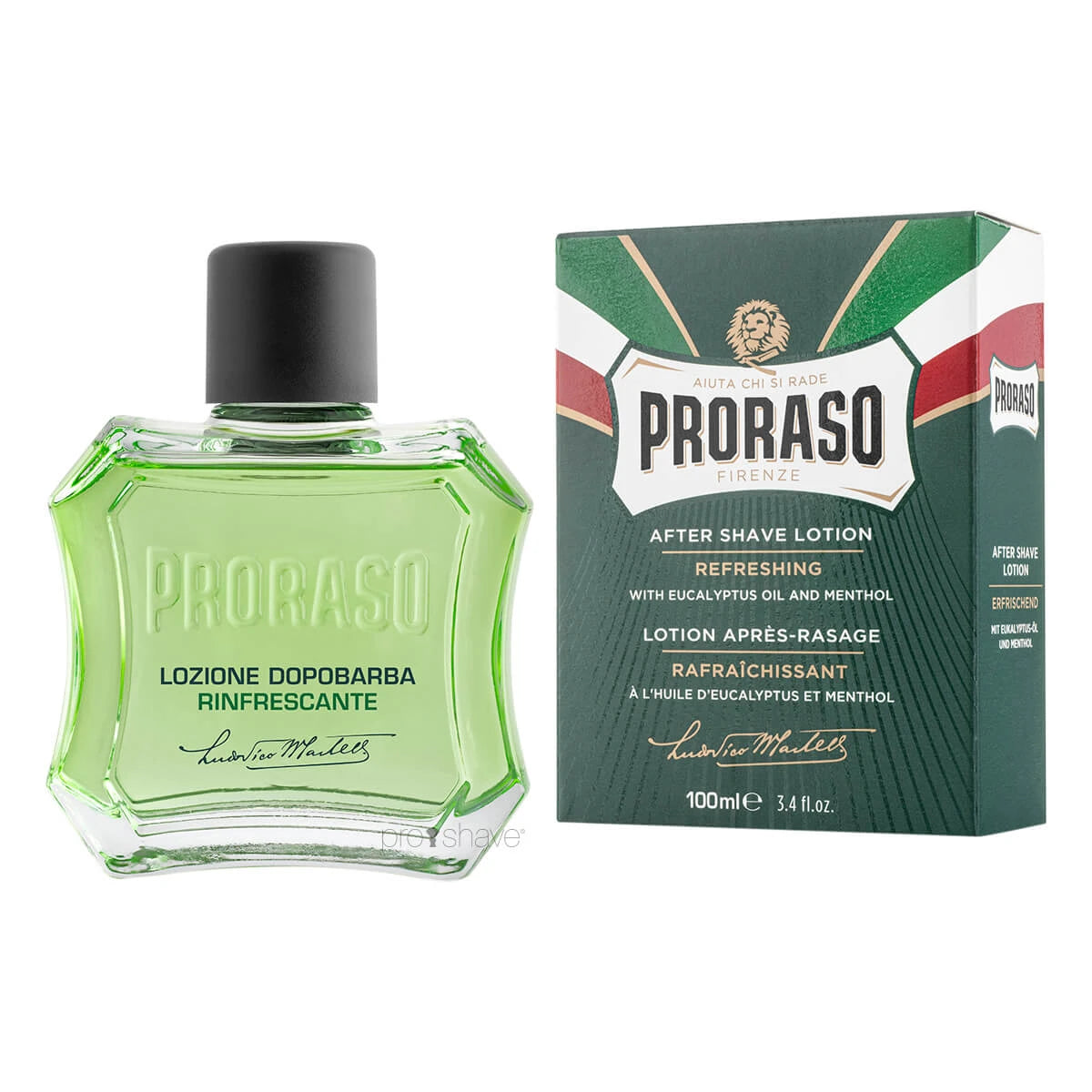 Aftershave Splash - Refresh, Eucalyptus & Menthol, 100 ml.