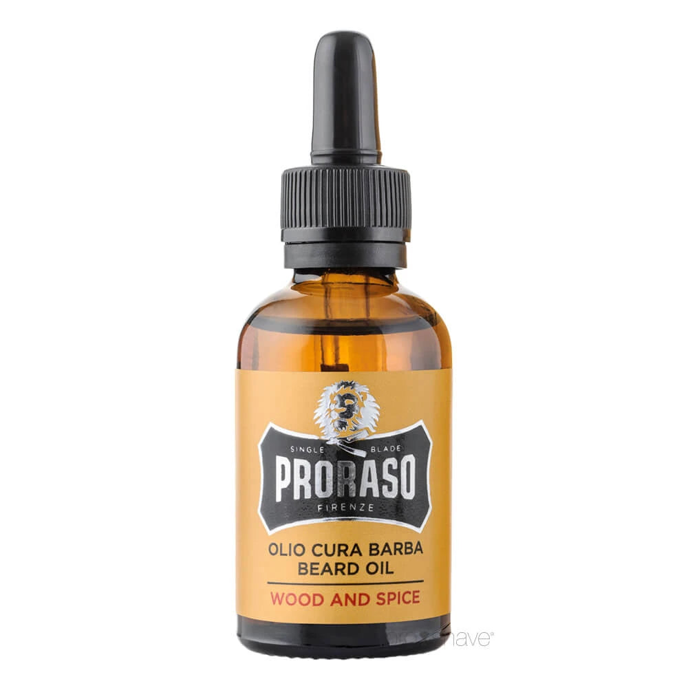 Beard oil, Wood & Spice, 30 ml.