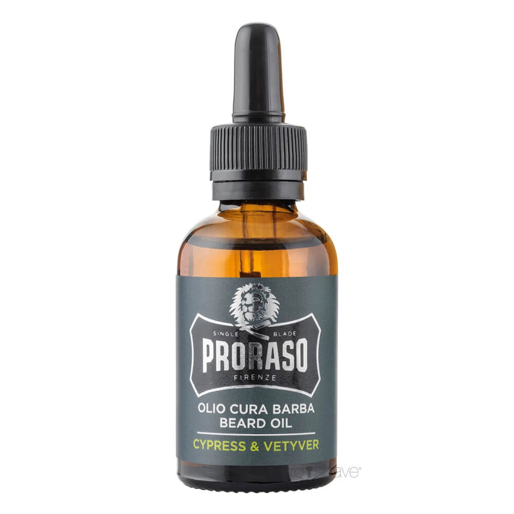 Beard Oil, Cypress & Vetiver, 30 ml.