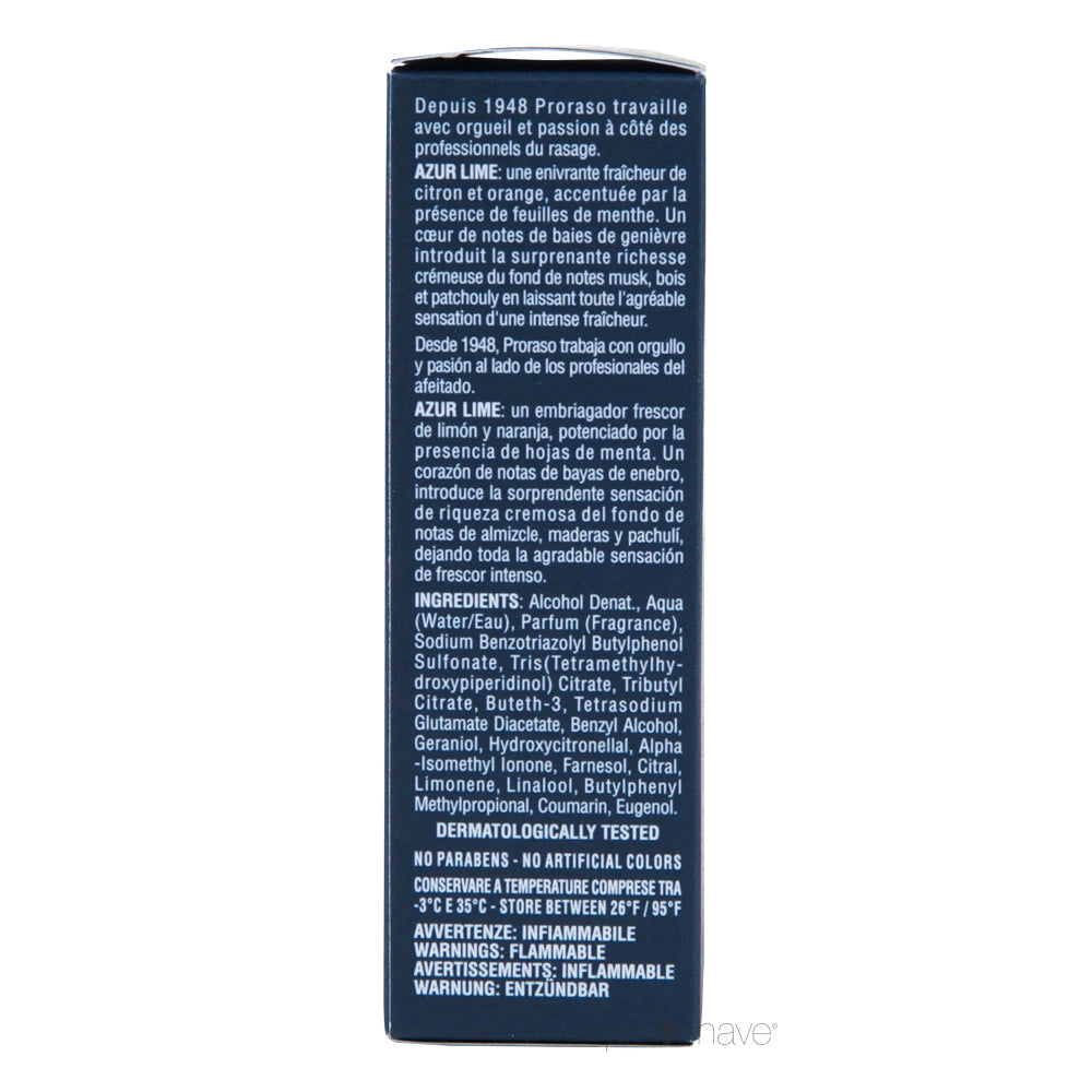 Cologne, Azur Lime, 100 ml.