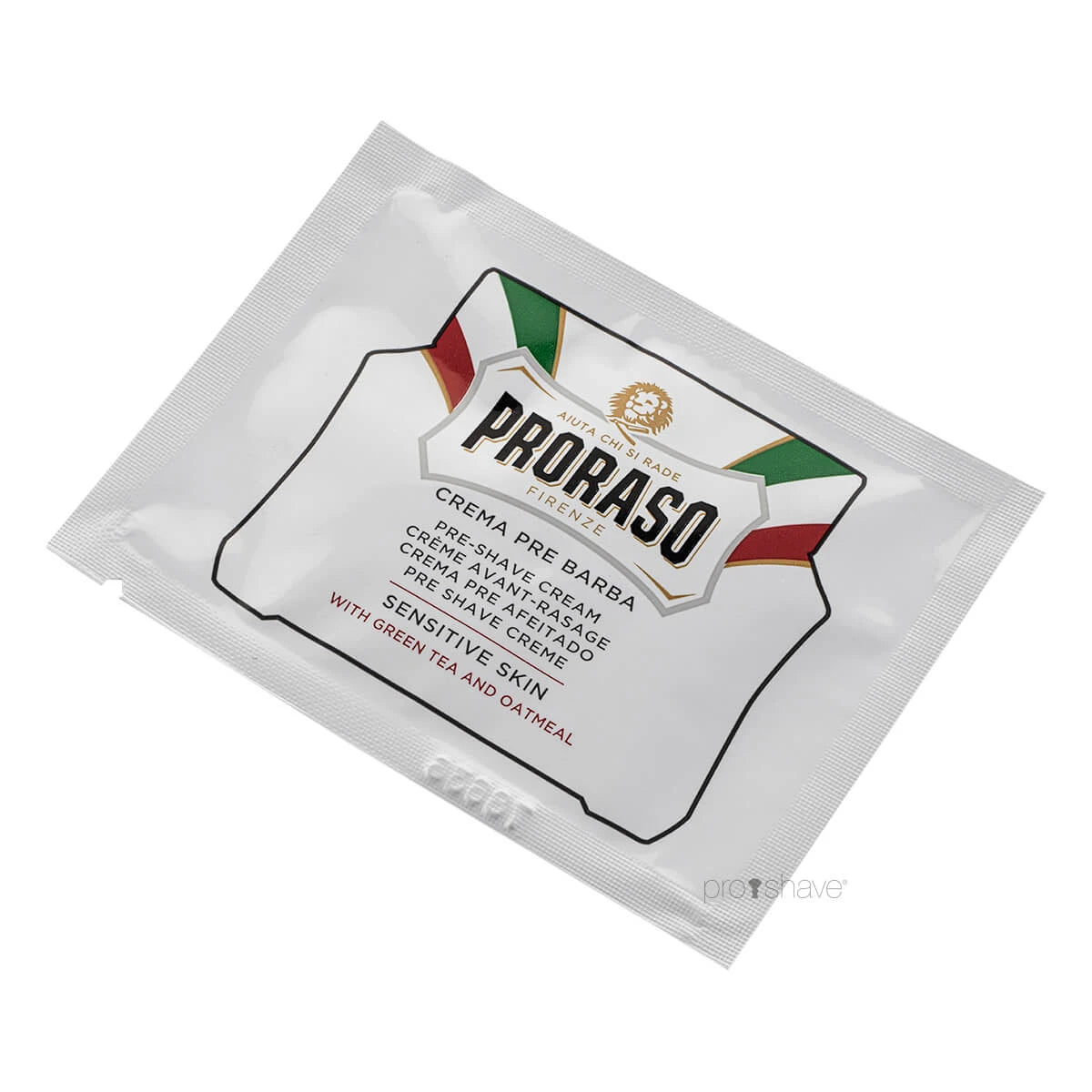 Preshave Cream - Sensitive, Green Tea & Oat, Sample, 4 ml.