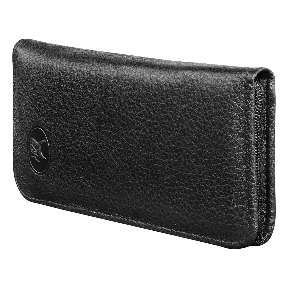 Manicure set, 5 pieces, Black Leather