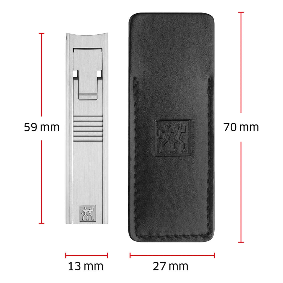 Nail clippers in metal box