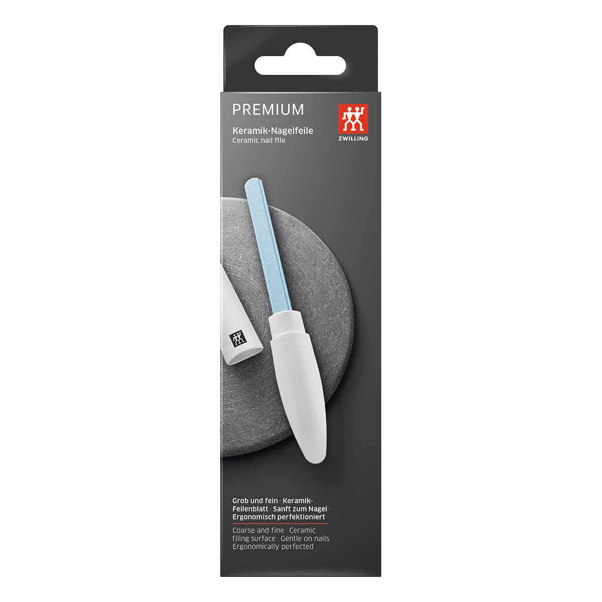 Ceramic Nail File, White