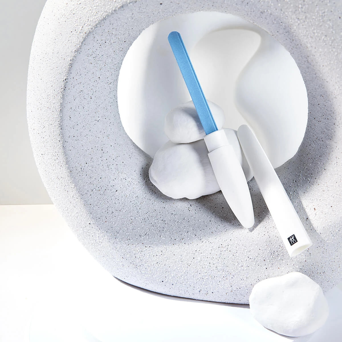 Ceramic Nail File, White