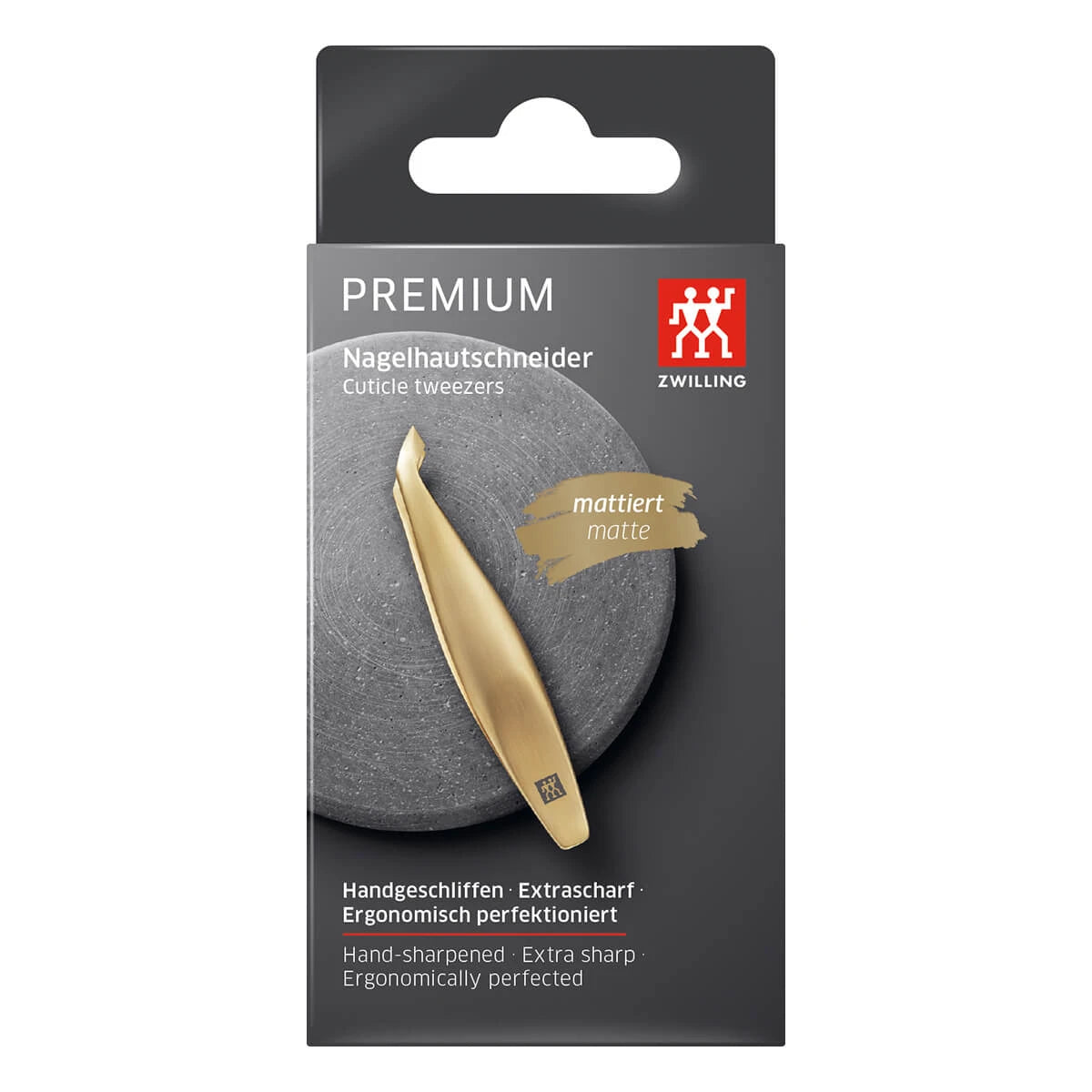 Cuticle Nippers, Curved, Gold