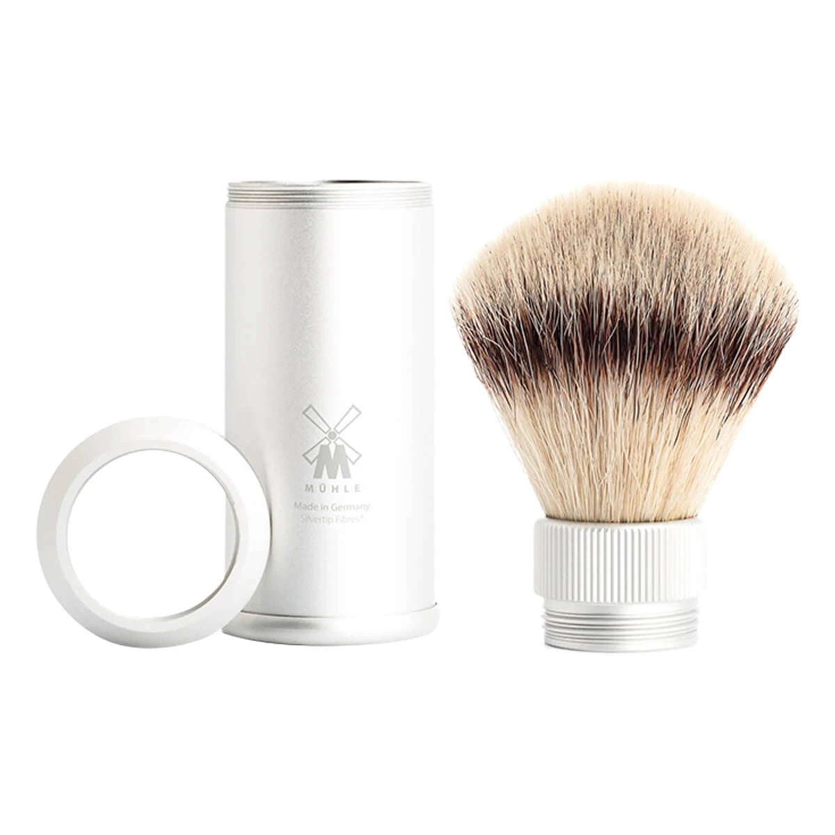 Travel brush Silvertip Fibre®, 21 mm, Silver