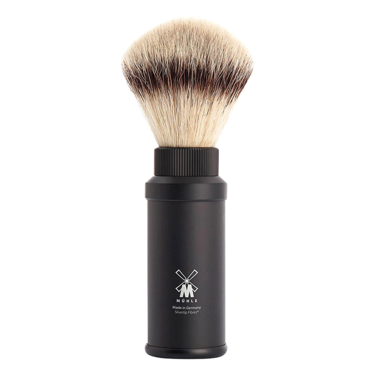 Travel brush Silvertip Fibre®, 21 mm, Matte black