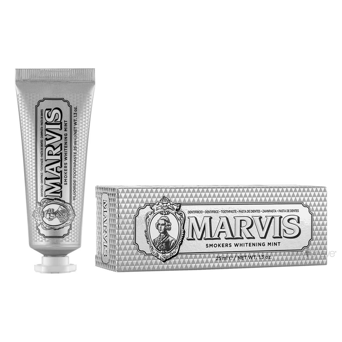 Whitening Mint for Smokers Toothpaste, Travel Size, 25 ml.