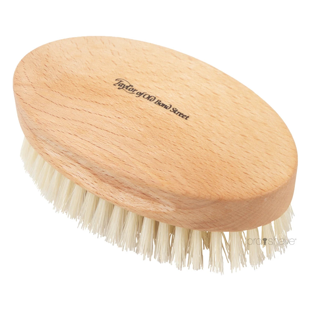 Military Hair Brush, Light Wood and Light Brush