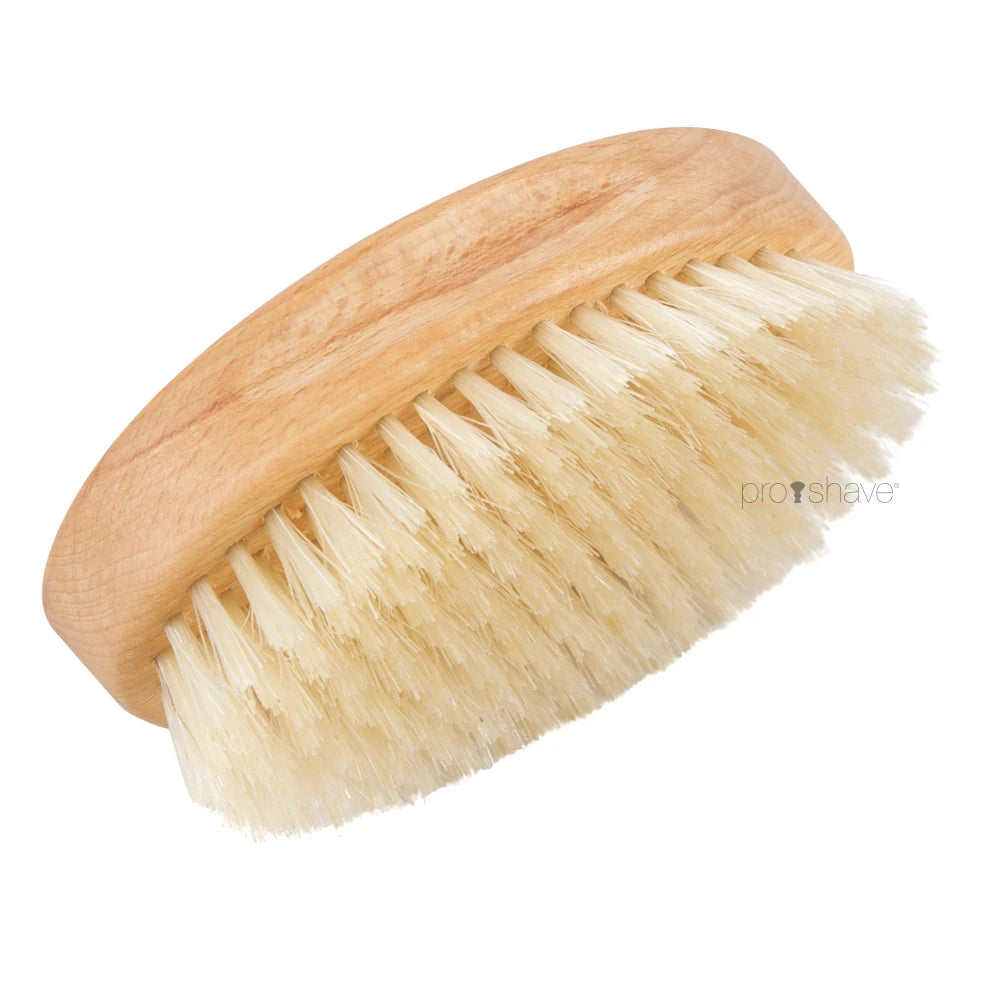 Military Hair Brush, Light Wood and Light Brush