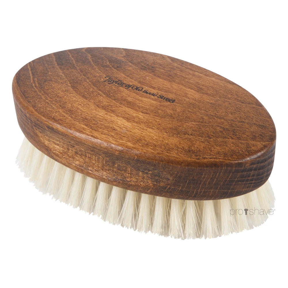 Military Hair Brush, Oak and Light Brush