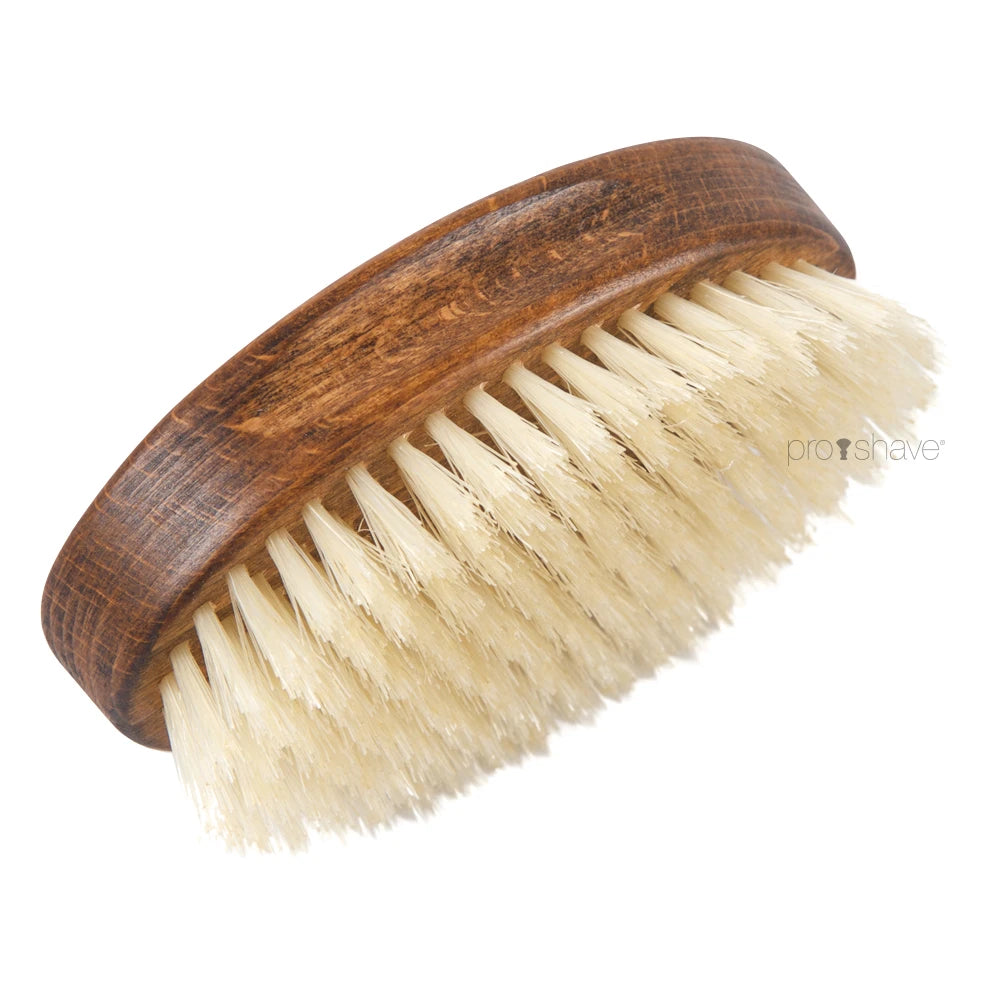 Military Hair Brush, Oak and Light Brush
